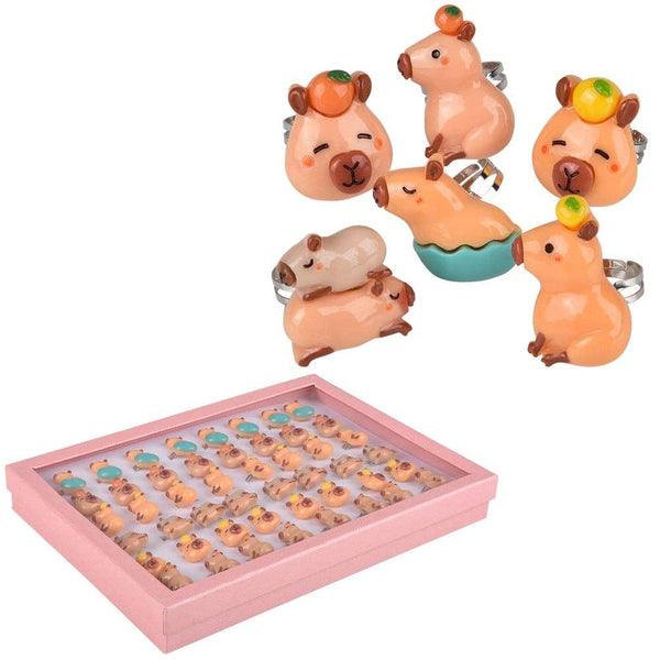 Capybara Plastic Rings 1
