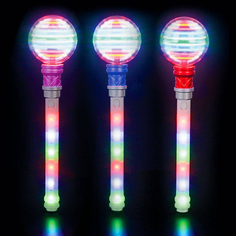 13.5" SPINNING MAGIC BALL WAND LLB kids toys