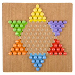 10" WOODEN CHINESE CHECKERS LLB Board Game