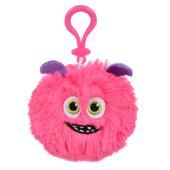 3.5" Furry Monster Balls Backpack Clip - LLB Toys
