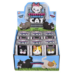 4" STRETCHY, SQUISH CAT LLB Squishy Toys