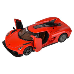 5" Diecast Pull Back Koenigseg Jesko Absolut 12ct - LLB Toys