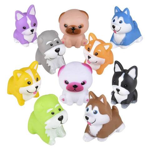 2" RUBBER DOG ASSORTMENT LLB kids toys