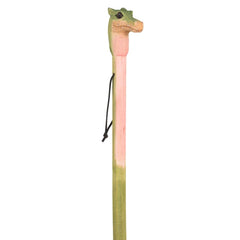 48" WOODEN ALLIGATOR WALKING STICK LLB kids toys