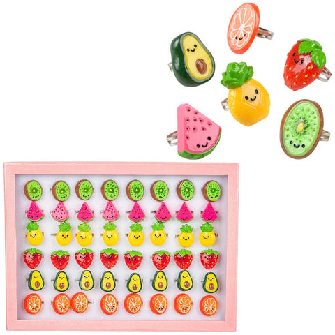 FRUIT RINGS 1" (48PCS/UNIT) LLB kids toys
