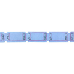 BLANK SINGLE TICKET ROLL BLUE LLB kids toys