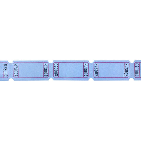 BLANK SINGLE TICKET ROLL BLUE LLB kids toys