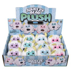 3" Yeti Squeezy Bead Plush Ball - LLB Toys