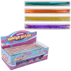 12" Sensory Water Glitter Ruler 12ct - LLB Toys