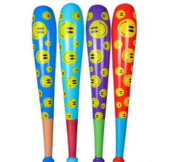 42" SMILEY FACE BASEBALL BAT INFLATE  Inflatable Toy