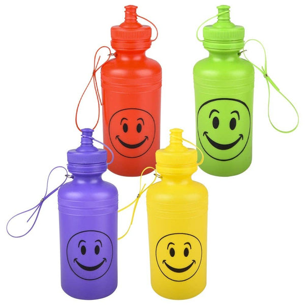 SMILE FACE SPORTS BOTTLE 18oz LLB kids toys