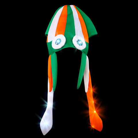 St.Patrick's Day Light-Up Squid Hat - LLB Toys