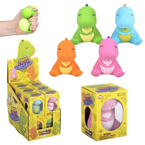 3" Squish And Stretch Dinosaur LLB Squishy Toys