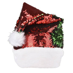 FLIP SEQUIN SANTA HAT 16" Christmas - LLB Toys