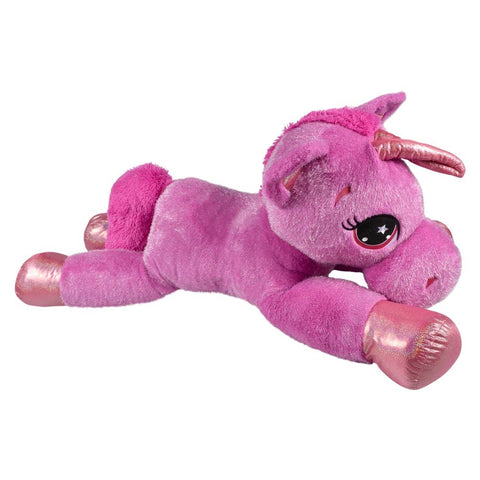 63" Mink Highlight Laying Unicorn  Plush - LLB Toys