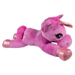 63" Mink Highlight Laying Unicorn  Plush - LLB Toys