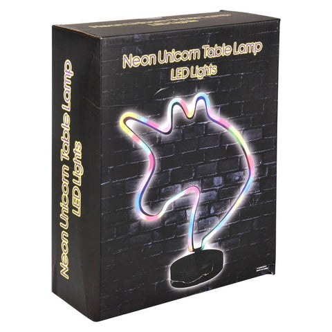 LED Neon Table Lamp - Unicorn 11.5" 8/11 - LLB Toys