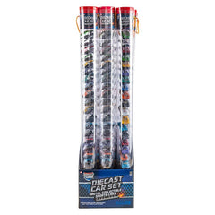 DIE-CAST CAR TUBE SET 1:64 SCALE LLB Car Toys