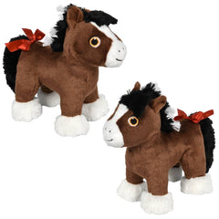 10" Clydesdale Horse - LLB Toys