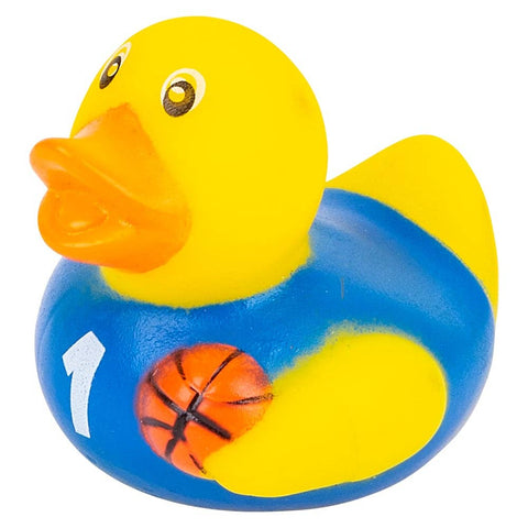2" BASKETBALL RUBBER DUCKIES LLB Bath Toys