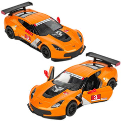 5" DIE-CAST 2016 CORVETTE C7.R RACE CAR LLB Car Toys