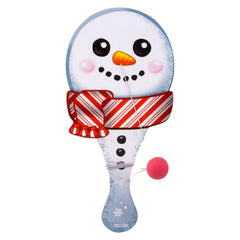 Snowman Paddle Ball 10" - LLB Toys