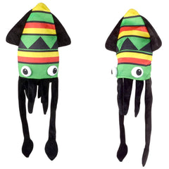 Rasta Squid Hat - LLB Toys