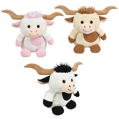 12.5" Longhorn Cattle Plush - LLB Toys