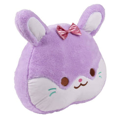 16" Kawaii Bunny Pillow-Lavender - LLB Toys