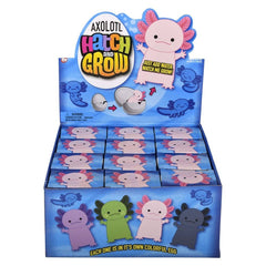 Small Hatch And Grow Axolotl Egg 2.5" 12ct LLB kids toys