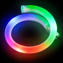 8" RAINBOW LED FLASHING TUBE BRACELET - LLB Toys