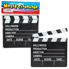 MOVIE CLAP BOARD 7"x 8" LLB kids toys