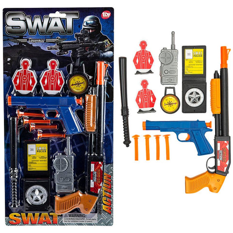 POLICE ACTION FORCE DART SET 8PCS - LLB kids toys