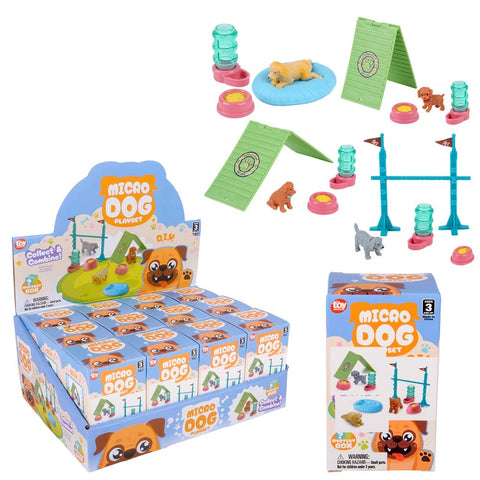 4.5"micro Dog Play Set - LLB Toys