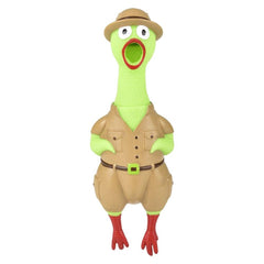Big Rubber Chicken Collectible Mix 9.5" 60ct Toy - LLB Toys