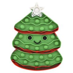 CHRISTMAS TREE JUMBO BUBBLE POPPER 9" - LLB kids toys