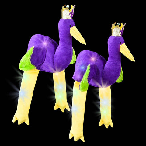 Mardi Gras Pelican Moving Wings Light-Up Hat - LLB Toys