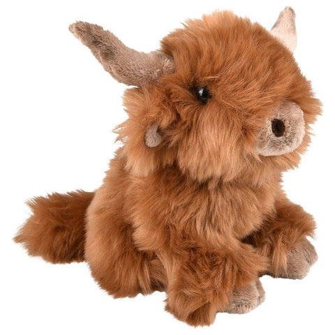 7"  Buddy Highland Cow- LLB Plush Toys