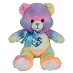 15" Cotton Candy Heart Bear - LLB Toys