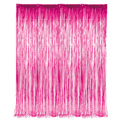 PINK FOIL FRINGE CURTAIN 36"X96" LLB kids Party Supply