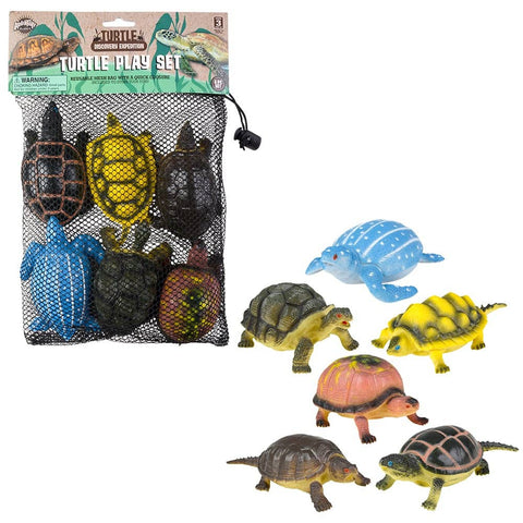 4"-5" 6pc MESH TURTLE BAG LLB kids toys