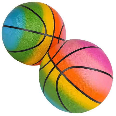 9.5" RAINBOW BASKETBALL LLB kids toys