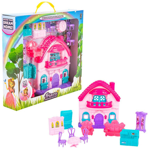 Toy House Play Set -Box 13.8"x12.6" LLB kids toys