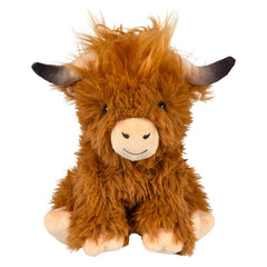 9" Highland Cow Plush - LLB Toys