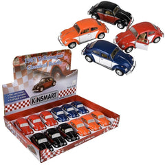 5" Diecast  1967 VW Classic Beetle-Color Door - LLB Toys
