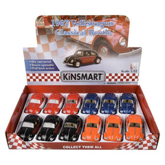 5" Diecast  1967 VW Classic Beetle-Color Door - LLB Toys