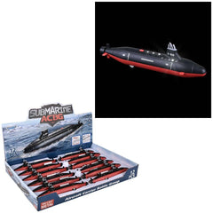 8.5" Diecast  Submarine With Light And Sound - LLB Toys