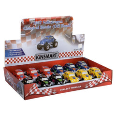 5" VW Beetle Diecast  Toy with Printing - LLB Toys