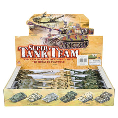 4.5" DIE-CAST PULL BACK TANK LLB Car Toys