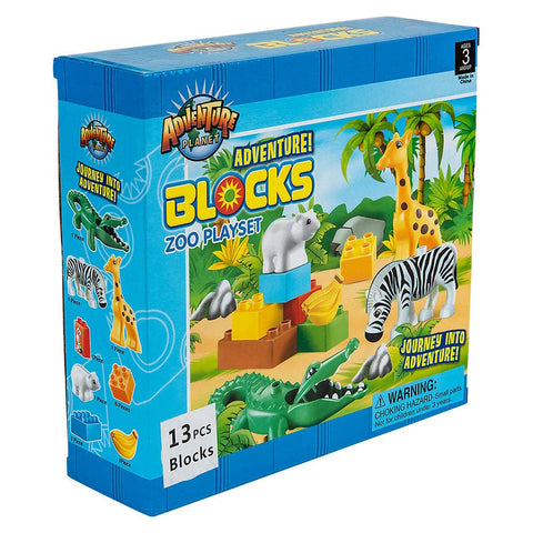 13 PC ZOO BLOCK SET LLB kids toys